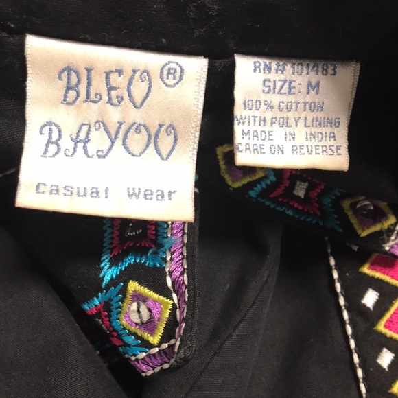 Bleu Bayou artsy jacket M - Picture 7 of 11